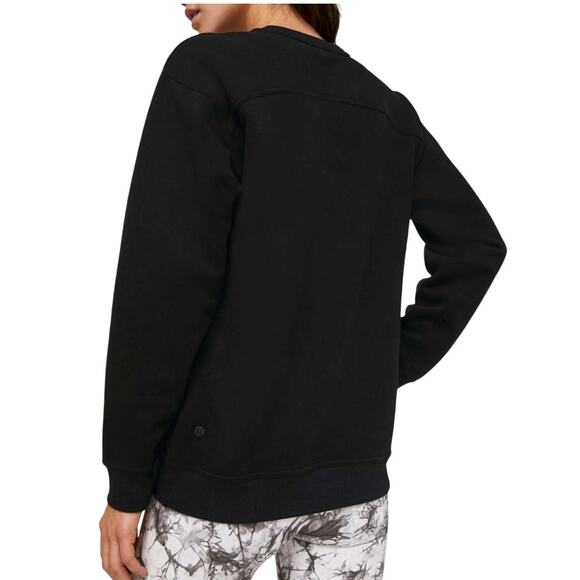 LULULEMON All Yours Crewneck Black Size 8 NWT* - Picture 4 of 8